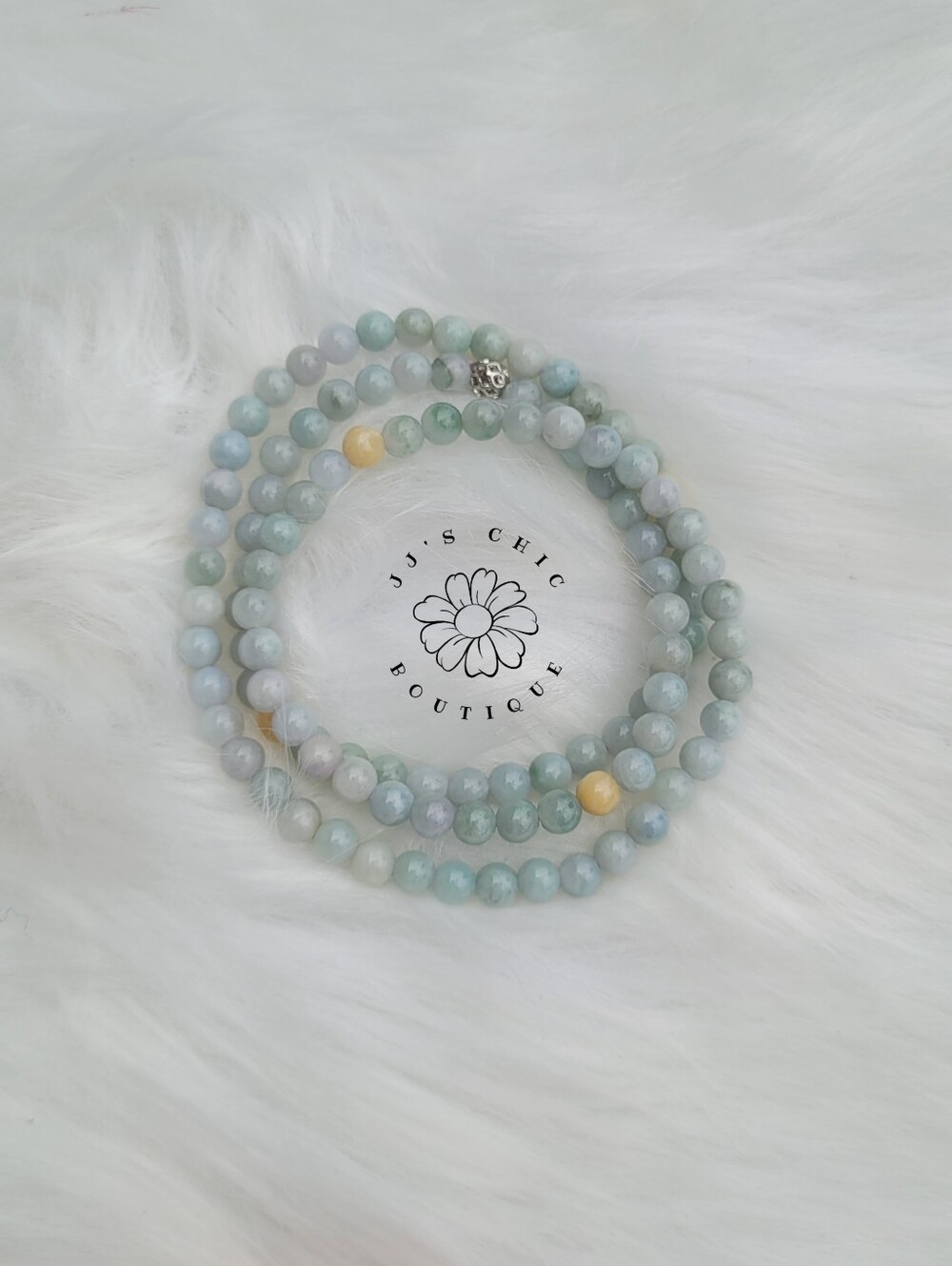 Burmese Jade Necklace- #J032 - Picture 2 of 3